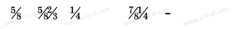 Scotch Text Condens字体转换